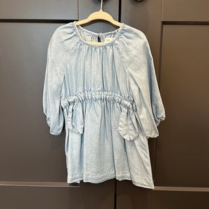 Zara Kids denim dress 2-3 NWT